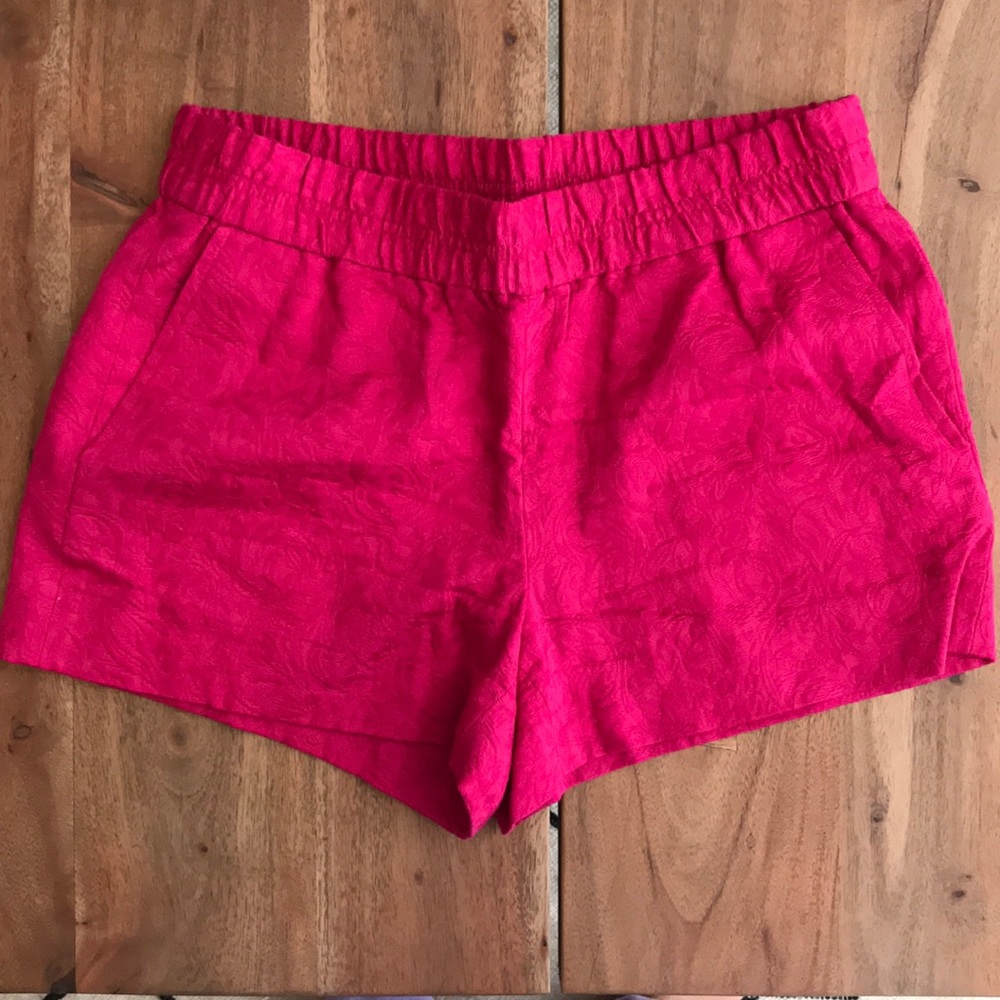 JCrew hot pink shorts